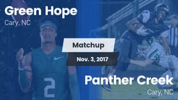 Matchup: Green Hope High vs. Panther Creek  2017