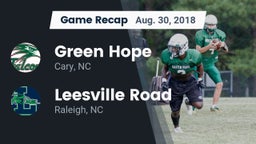 Recap: Green Hope  vs. Leesville Road  2018