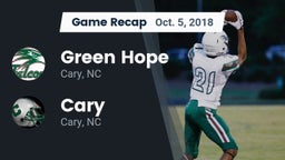 Recap: Green Hope  vs. Cary  2018