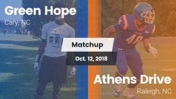 Matchup: Green Hope High vs. Athens Drive  2018