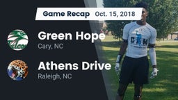 Recap: Green Hope  vs. Athens Drive  2018