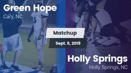 Matchup: Green Hope High vs. Holly Springs  2019