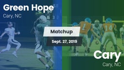 Matchup: Green Hope High vs. Cary  2019