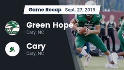 Recap: Green Hope  vs. Cary  2019