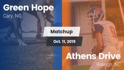 Matchup: Green Hope High vs. Athens Drive  2019