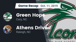Recap: Green Hope  vs. Athens Drive  2019