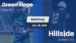 Matchup: Green Hope High vs. Hillside  2019