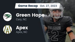 Recap: Green Hope  vs. Apex  2023