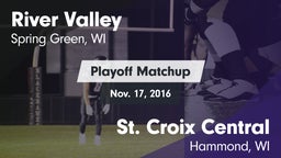 Matchup: River Valley vs. St. Croix Central  2016