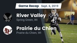 Recap: River Valley  vs. Prairie du Chien  2019