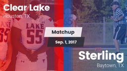 Matchup: Clear Lake High vs. Sterling  2017