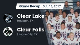 Recap: Clear Lake  vs. Clear Falls  2017