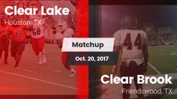Matchup: Clear Lake High vs. Clear Brook  2017