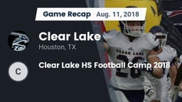 Recap: Clear Lake  vs. Clear Lake HS Football Camp 2018 2018