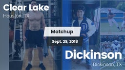 Matchup: Clear Lake High vs. Dickinson  2018
