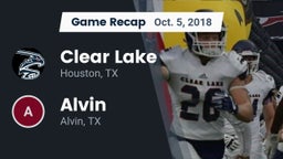 Recap: Clear Lake  vs. Alvin  2018