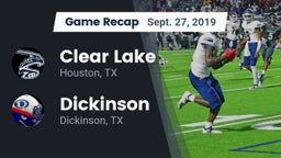 Recap: Clear Lake  vs. Dickinson  2019
