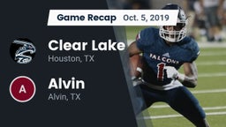 Recap: Clear Lake  vs. Alvin  2019