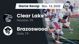 Recap: Clear Lake  vs. Brazoswood  2020