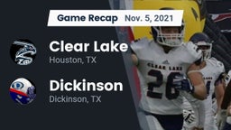Recap: Clear Lake  vs. Dickinson  2021