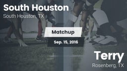 Matchup: South Houston High vs. Terry  2016