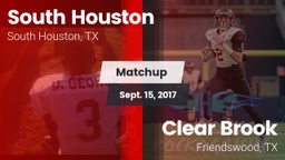 Matchup: South Houston High vs. Clear Brook  2017