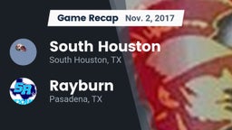 Recap: South Houston  vs. Rayburn  2017
