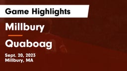 Millbury  vs Quaboag Game Highlights - Sept. 20, 2023