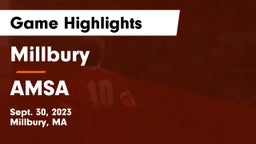 Millbury  vs AMSA Game Highlights - Sept. 30, 2023