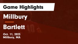 Millbury  vs Bartlett  Game Highlights - Oct. 11, 2023
