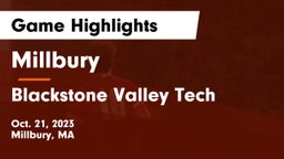 Millbury  vs Blackstone Valley Tech Game Highlights - Oct. 21, 2023