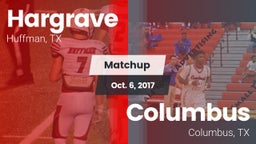 Matchup: Hargrave  vs. Columbus  2017