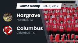 Recap: Hargrave  vs. Columbus  2017