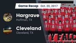 Recap: Hargrave  vs. Cleveland  2017