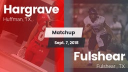 Matchup: Huffman  vs. Fulshear  2018