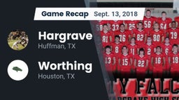 Recap: Hargrave  vs. Worthing  2018