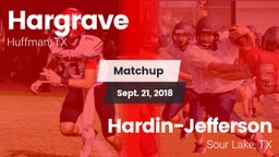 Matchup: Huffman  vs. Hardin-Jefferson  2018