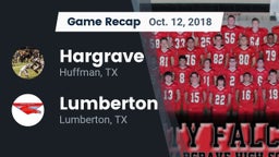 Recap: Hargrave  vs. Lumberton  2018
