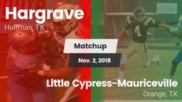 Matchup: Huffman  vs. Little Cypress-Mauriceville  2018