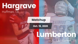 Matchup: Hargrave  vs. Lumberton  2020