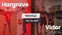 Matchup: Hargrave  vs. Vidor  2020