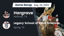 Recap: Hargrave  vs. Legacy School of Sport Sciences 2022