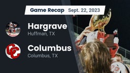 Recap: Hargrave  vs. Columbus  2023