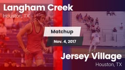 Matchup: Langham Creek High vs. Jersey Village  2017