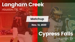 Matchup: Langham Creek High vs. Cypress Falls  2020