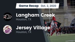 Recap: Langham Creek  vs. Jersey Village  2020