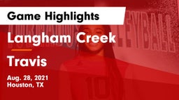 Langham Creek  vs Travis  Game Highlights - Aug. 28, 2021