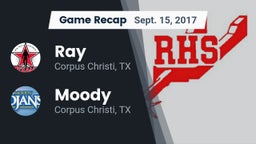 Recap: Ray  vs. Moody  2017