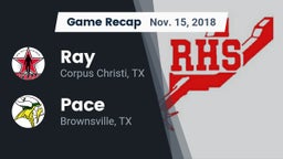 Recap: Ray  vs. Pace  2018