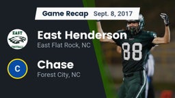 Recap: East Henderson  vs. Chase  2017